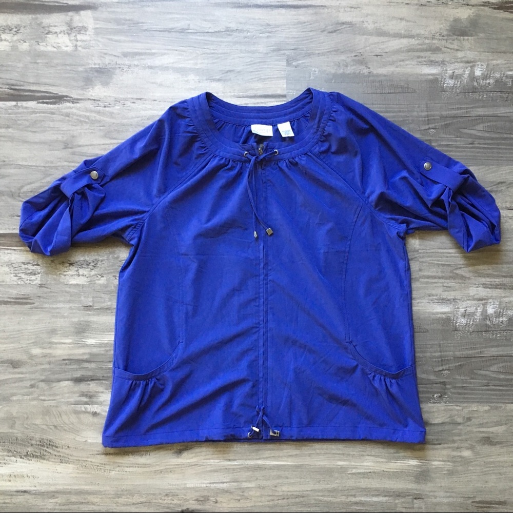 Zenergy Chicos Size 2 lightweight Jacket Full Zip